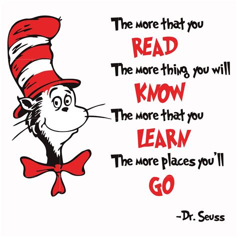 Dr Seuss Reading Quotes Printable